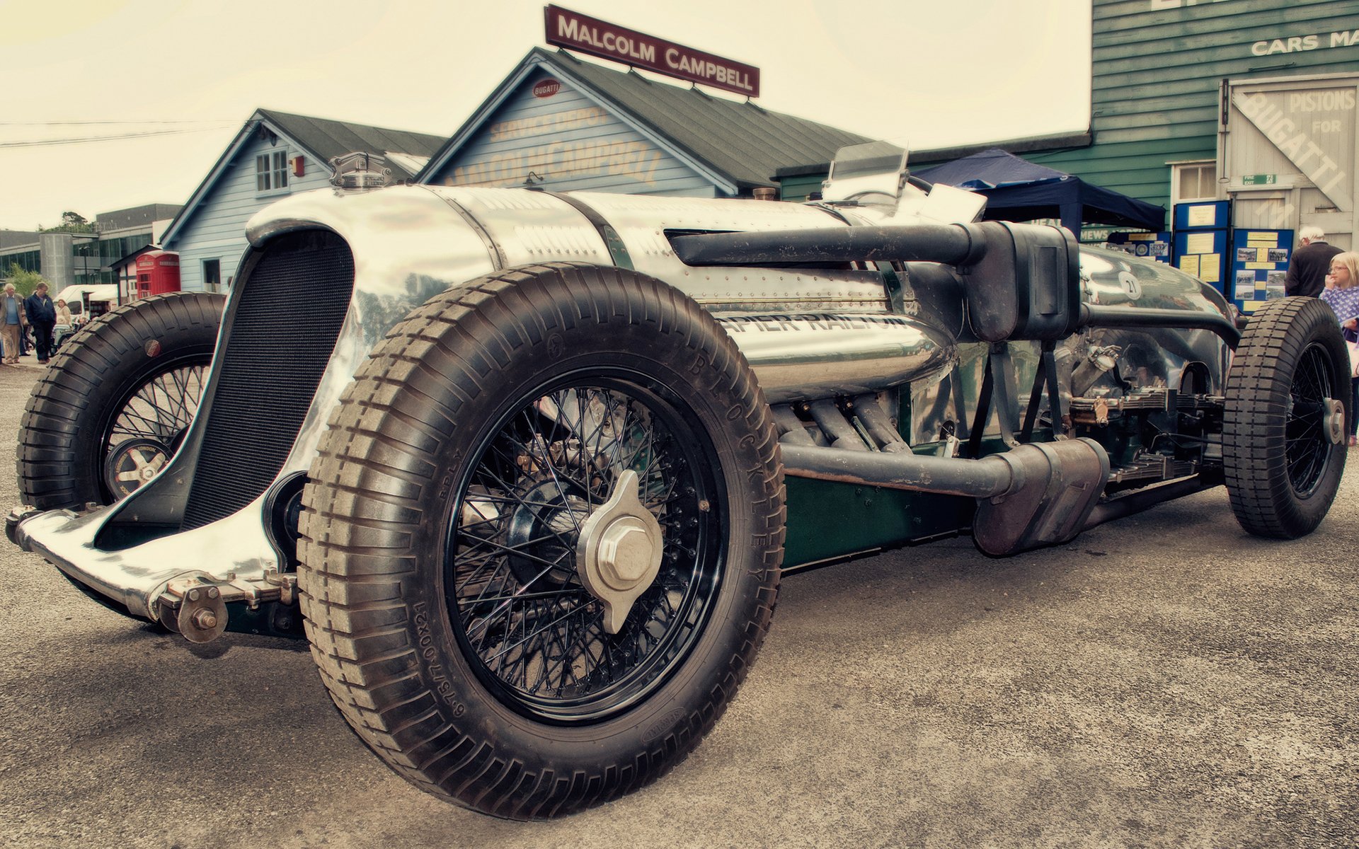 старинные автомобиль brooklands классический гонки