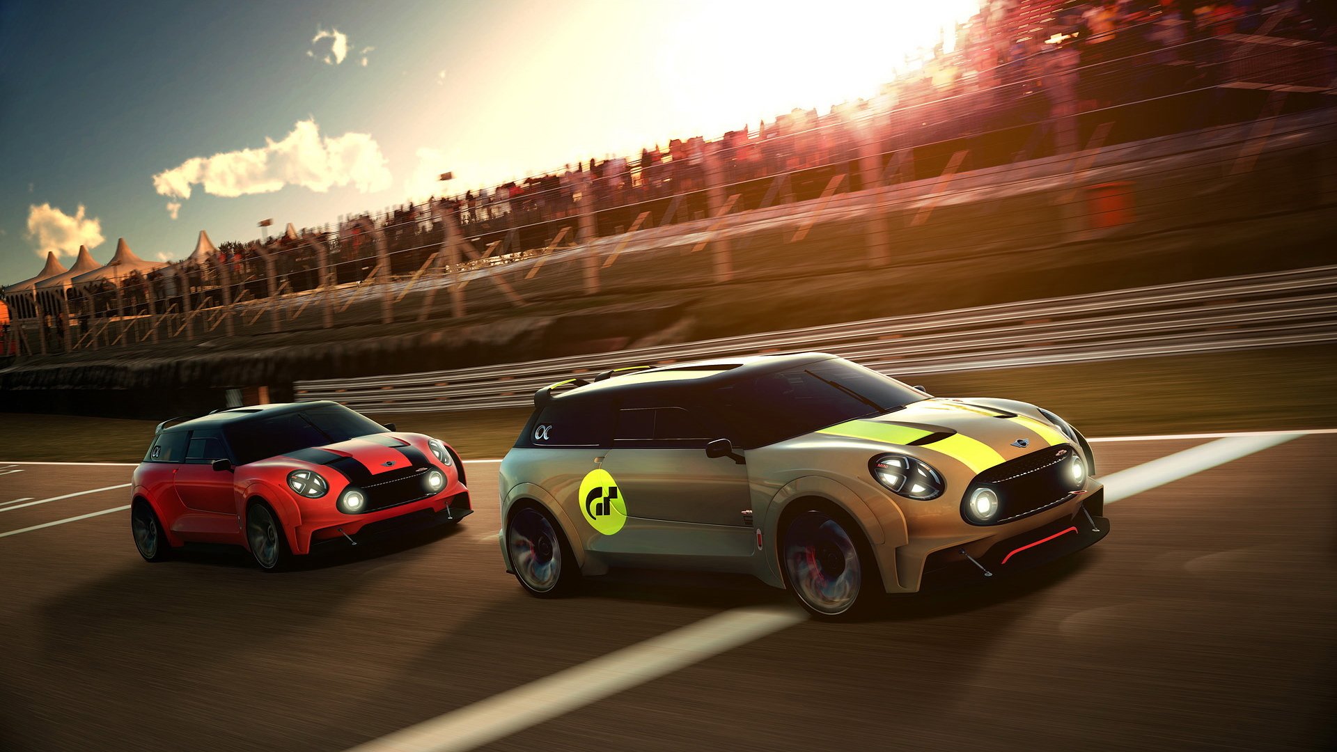 mini clubman vision gran turismo auto rennen