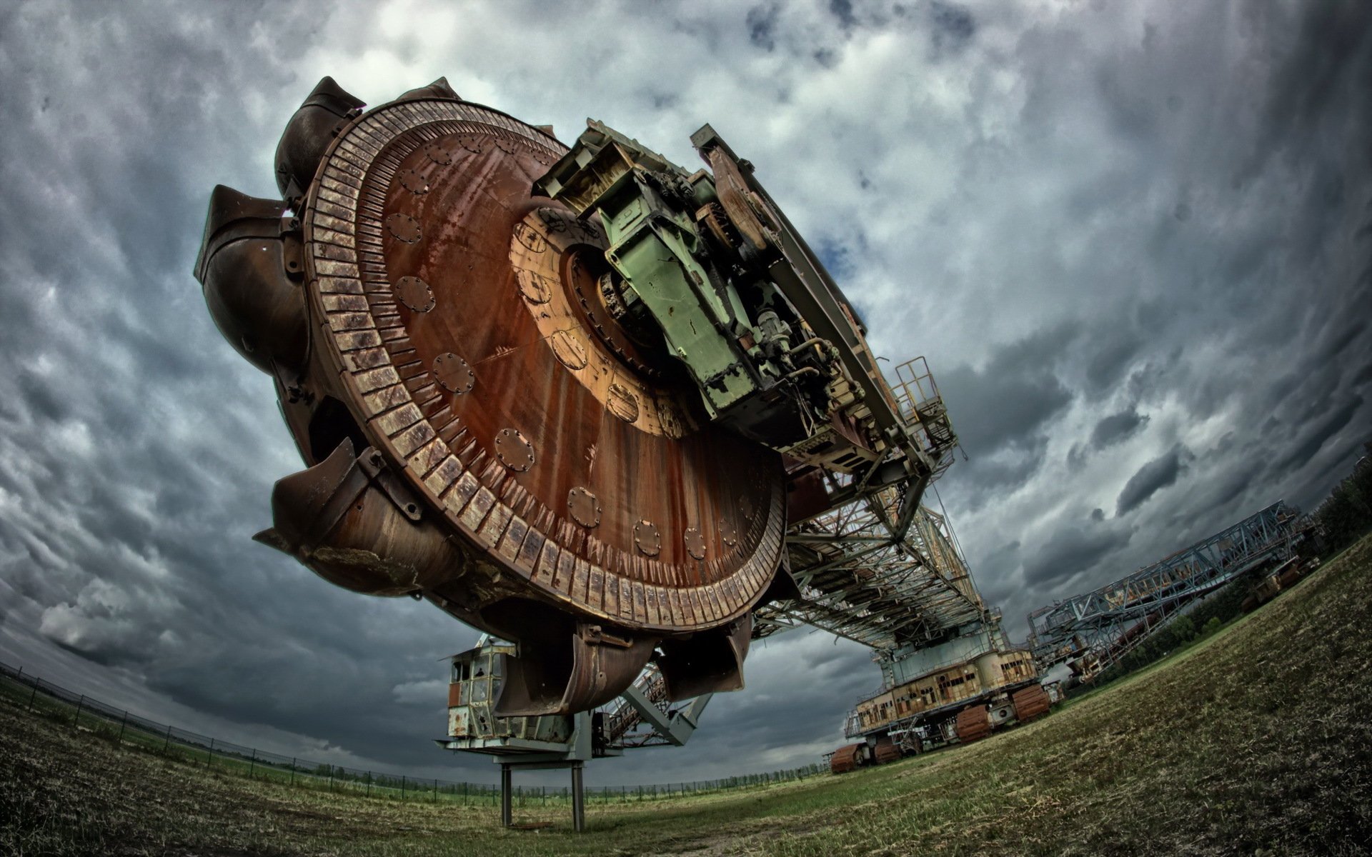 bagger maschine technik