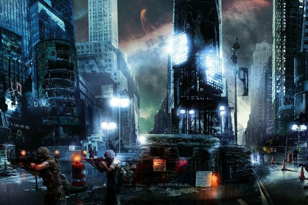 Fragmento del juego prototype en Night City