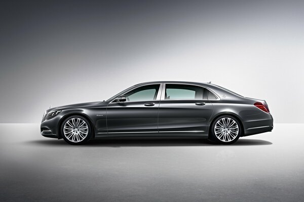 Grey Mercedes-benz S-class representative office