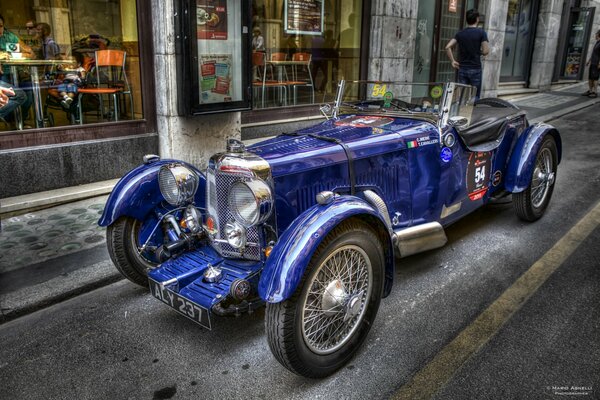 Carta da parati vecchia auto