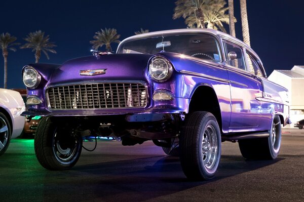 Coche retro chevrolet 1955