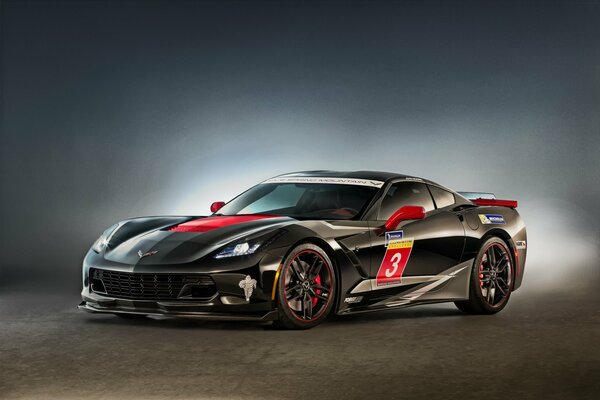 Chevrolet Stingray dans le style sportif