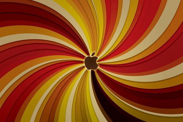 Logo Apple w jasnej oprawie