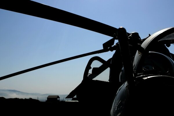 Photo cool de l hélicoptère mi-24