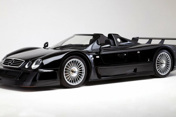 Black Mercedes-Benz Supercar