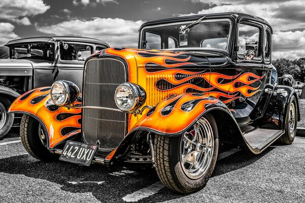 Klassische Oldtimer Hot Rod