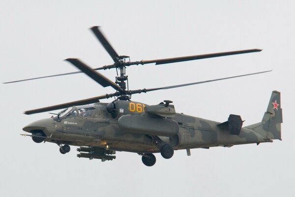L elicottero capiente e affidabile Ka-52 è stato chiamato Alligator