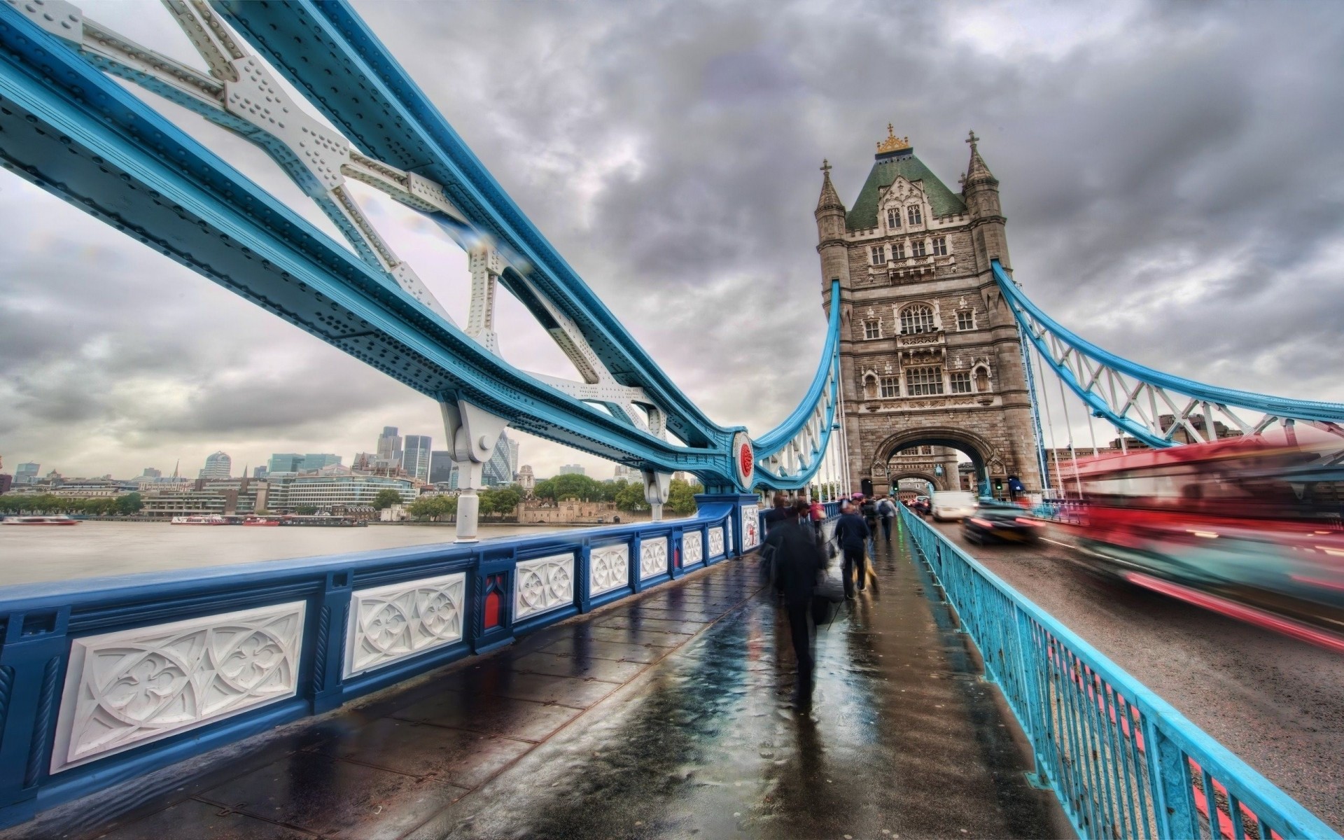 pont moe londres ville voitures