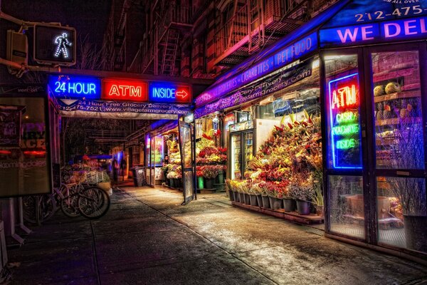 New York et ses rues aux couleurs vives