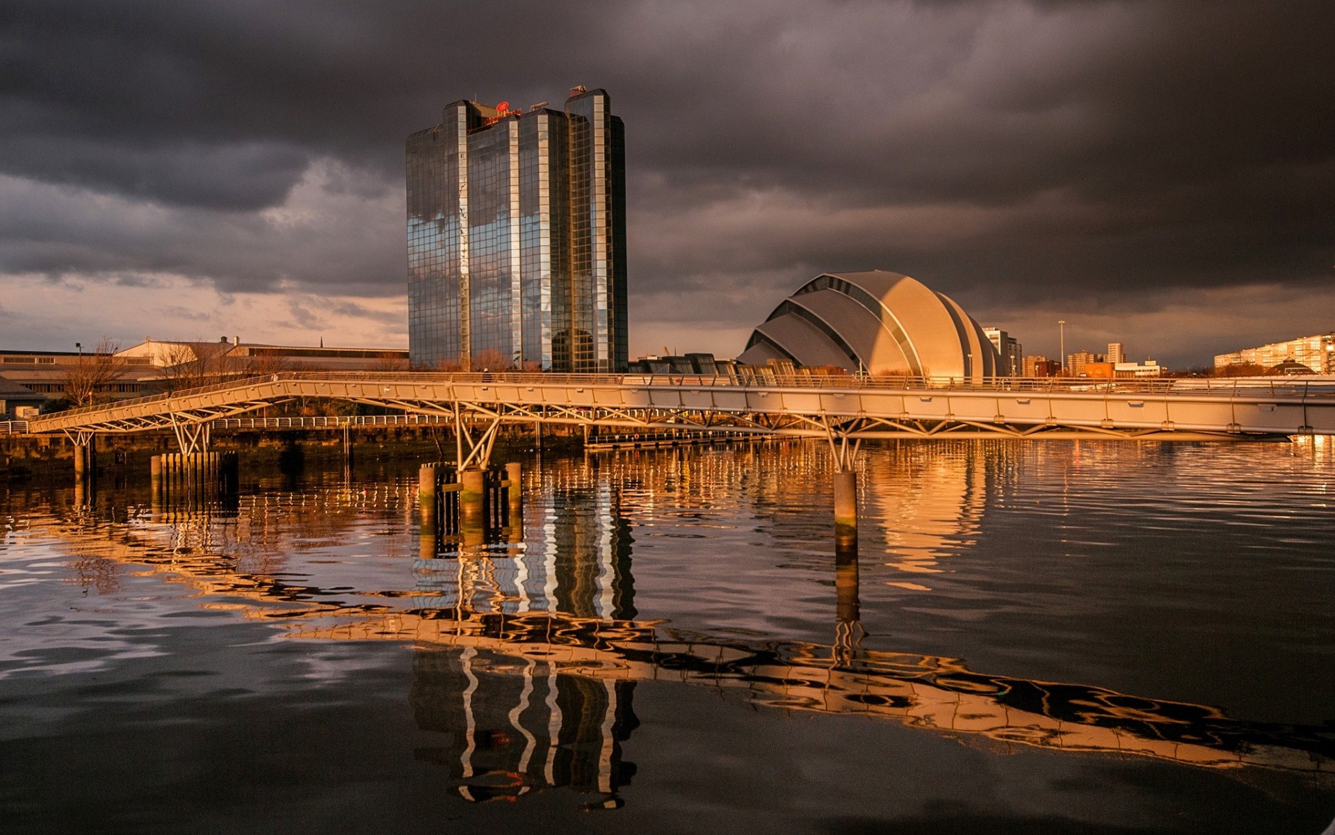 ponte glasgow fiume scozia