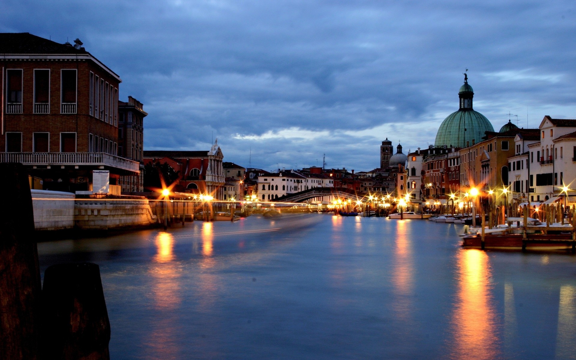 italia gran canal puente venecia canal grande