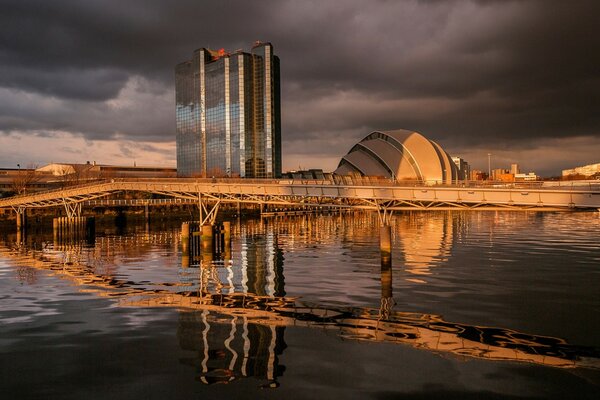 Evening Scotland at sunset