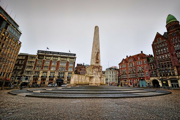 Capitals of the world. Amsterdam. City Square