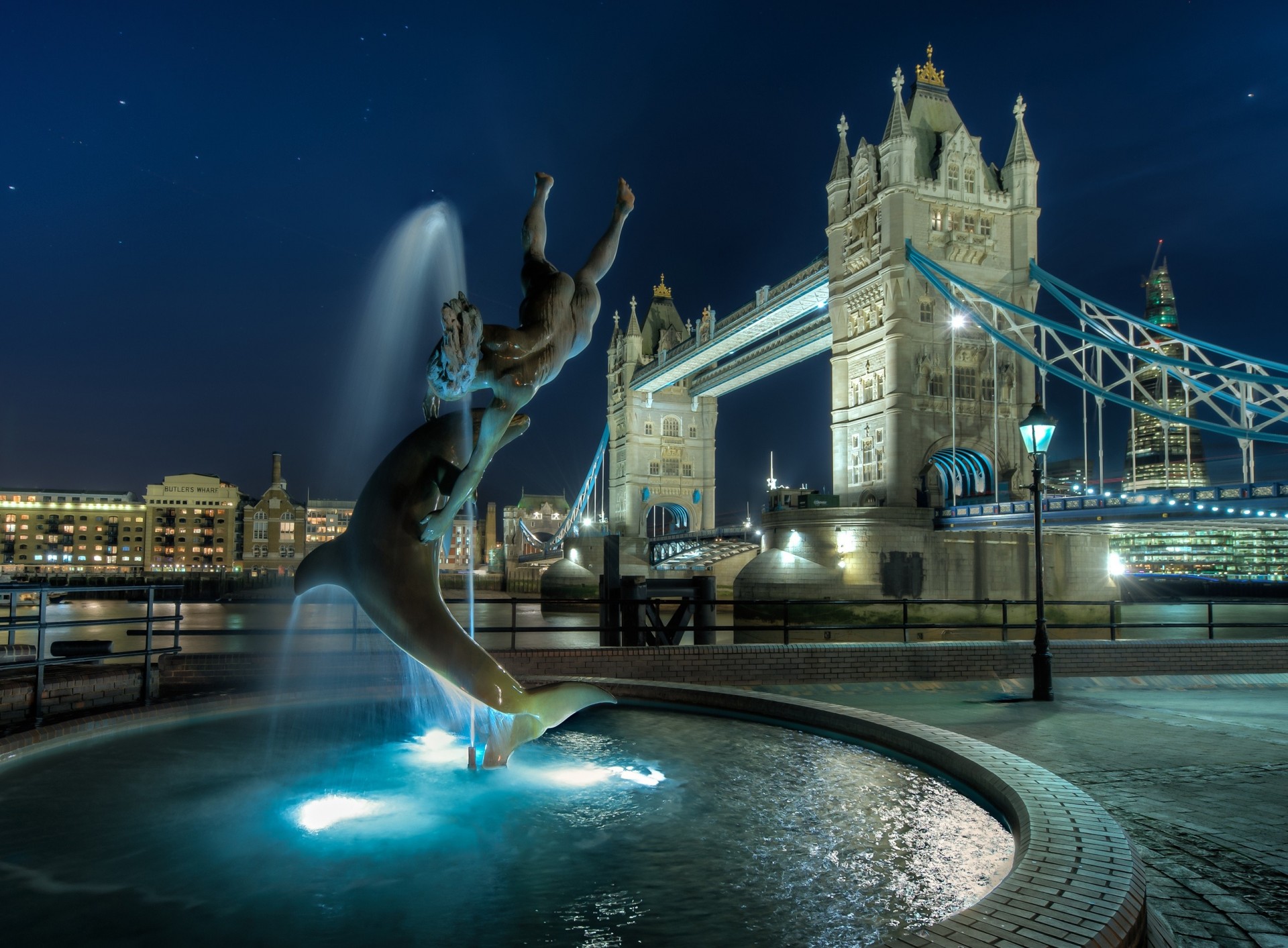 tower bridge angleterre royaume-uni nuit londres