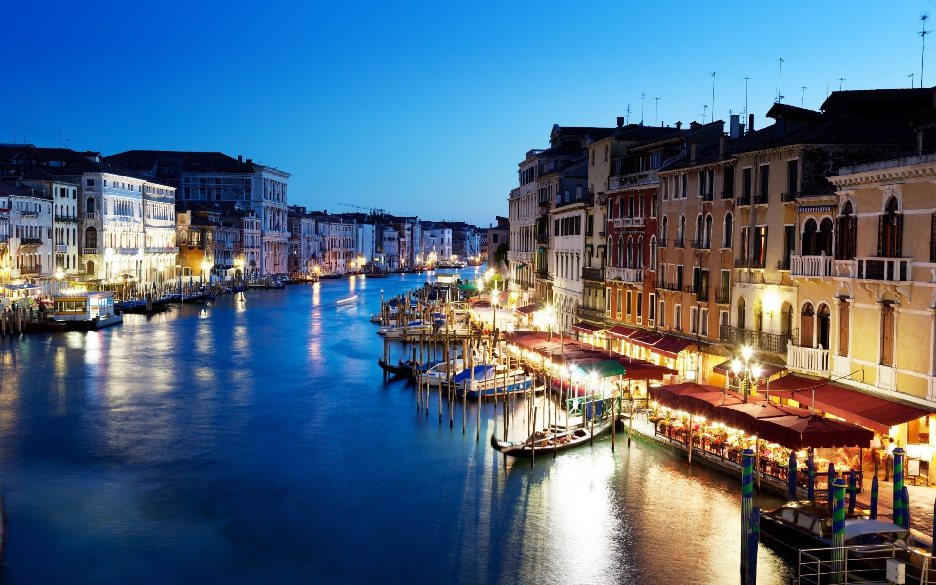 italie grand canal venise nuit canal grande