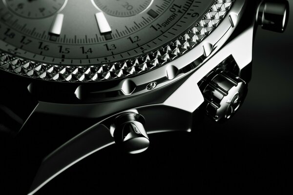 Esfera de acero del reloj Breitling bentley