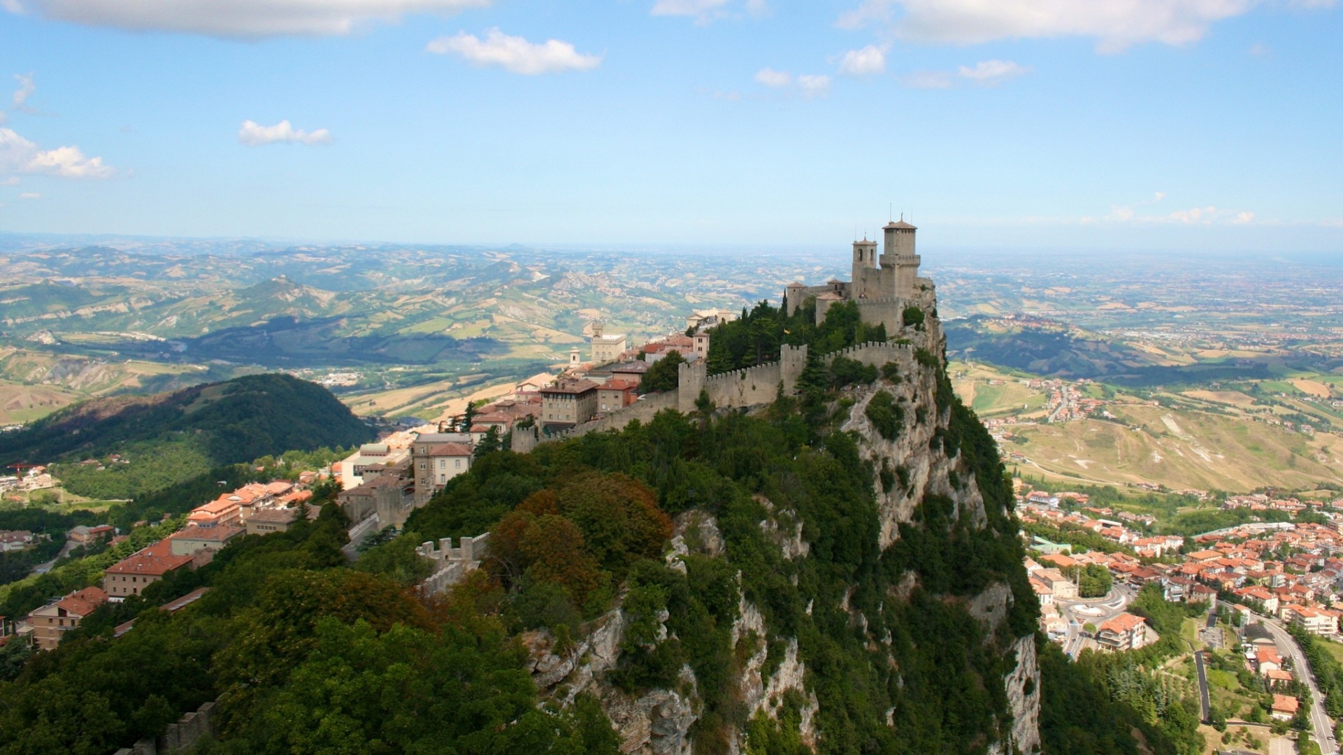 panorama san marino monte titano monte titano casas