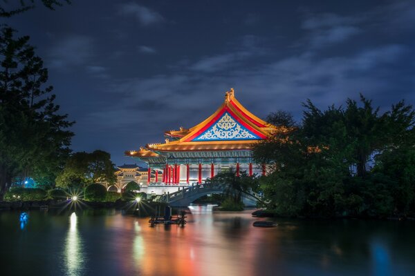 Théâtre National de nuit à Taipei