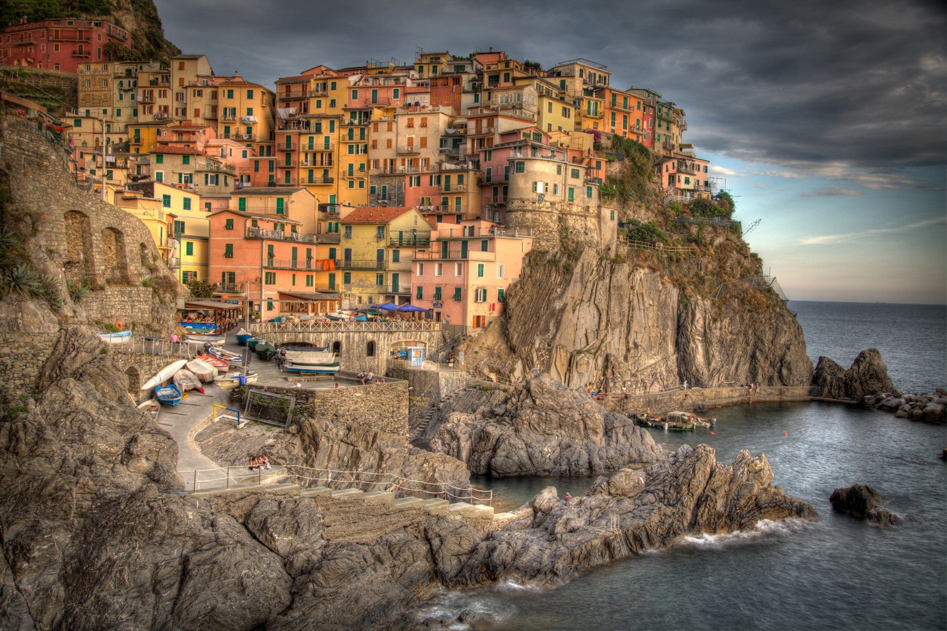 cinque terre włochy manarola