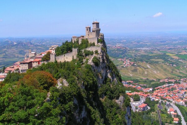 City Panorama of San Marino