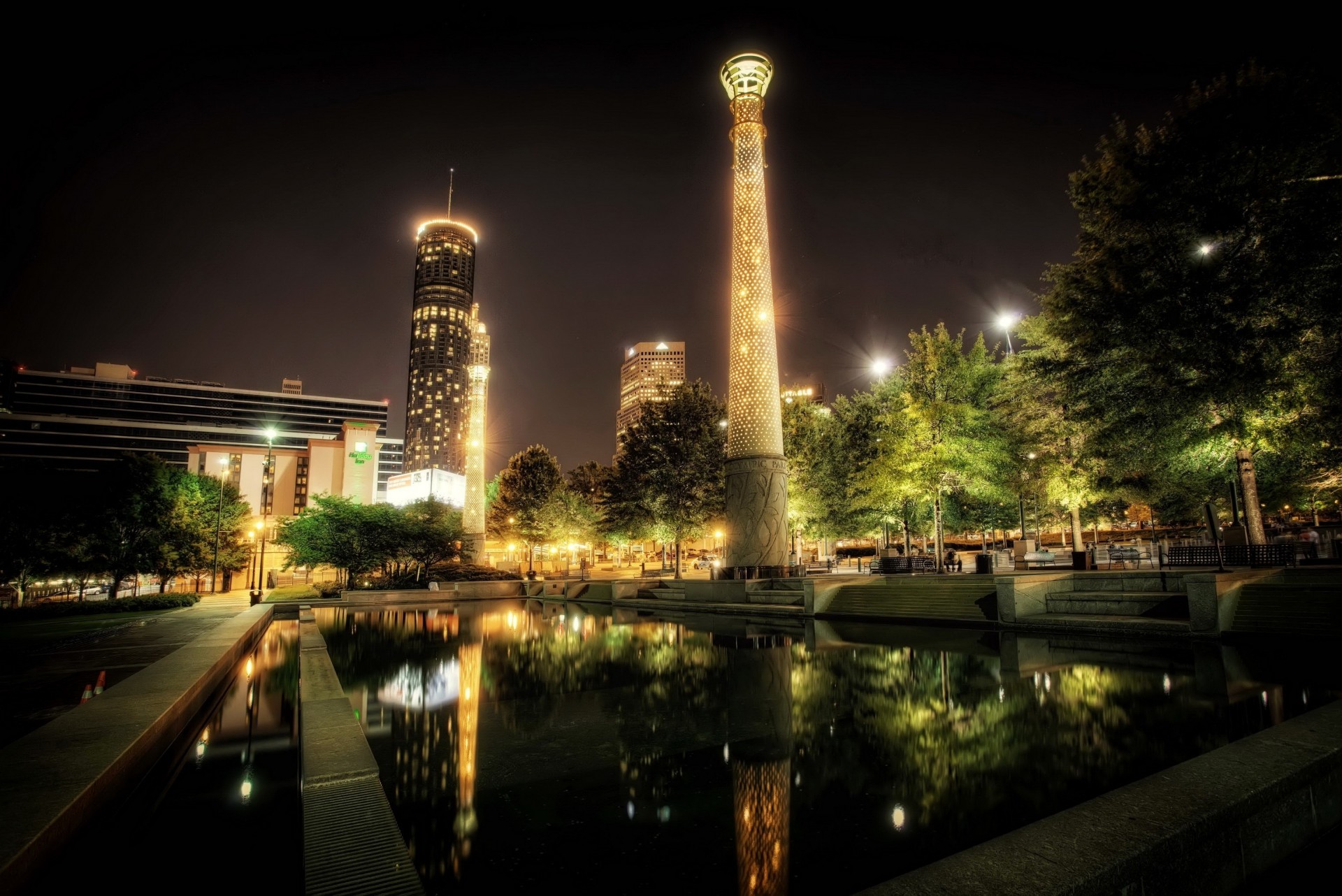 park usa nacht hdr