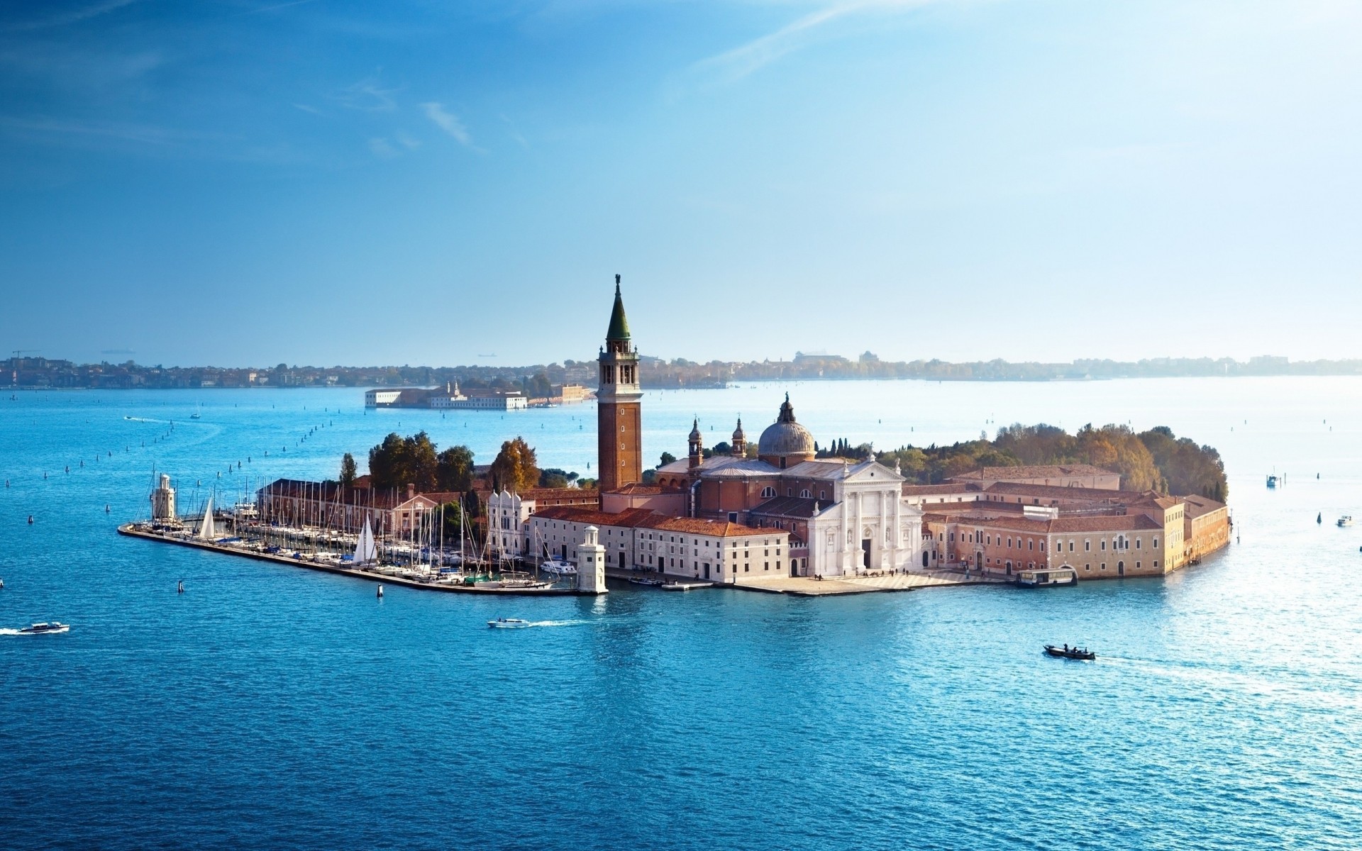 kathedrale san giorgio maggiore ozean insel meer venedig gebäude