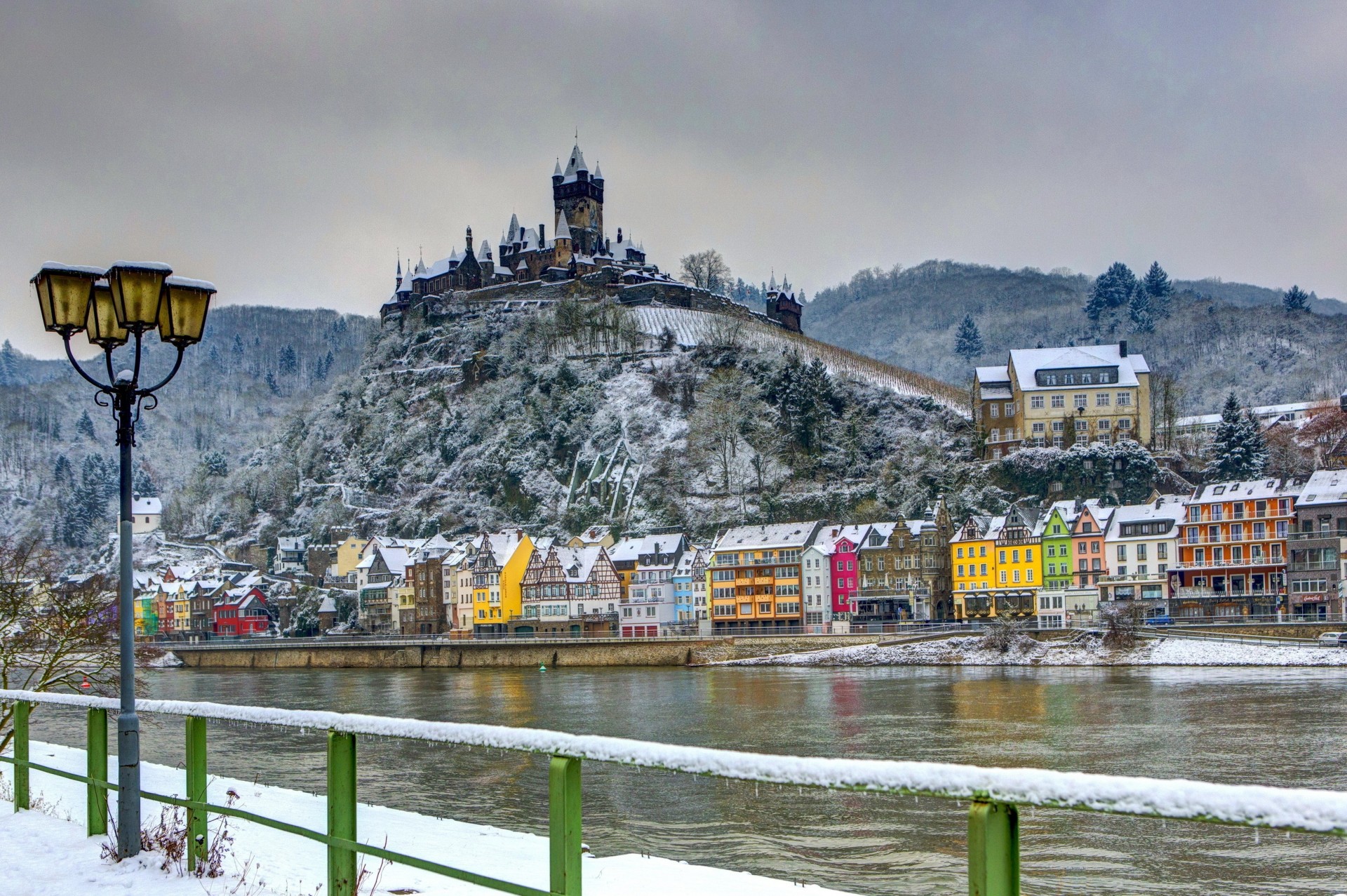 lock winter fortress germany house