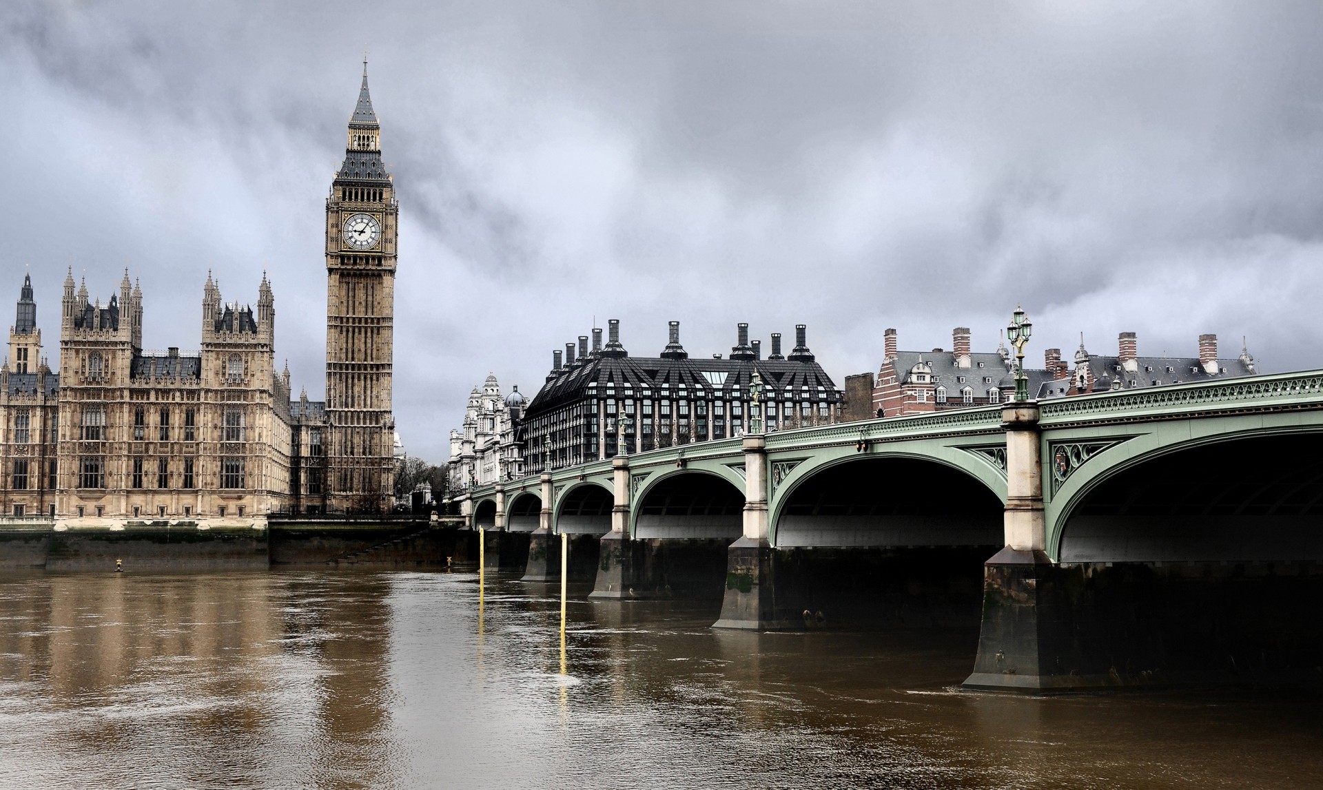 themse brücke london uhr