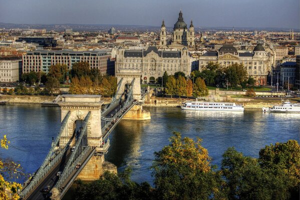 Kettenbrücke Stadt Budapest