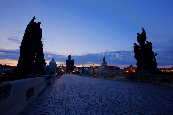 Abendhauptstadt Prag