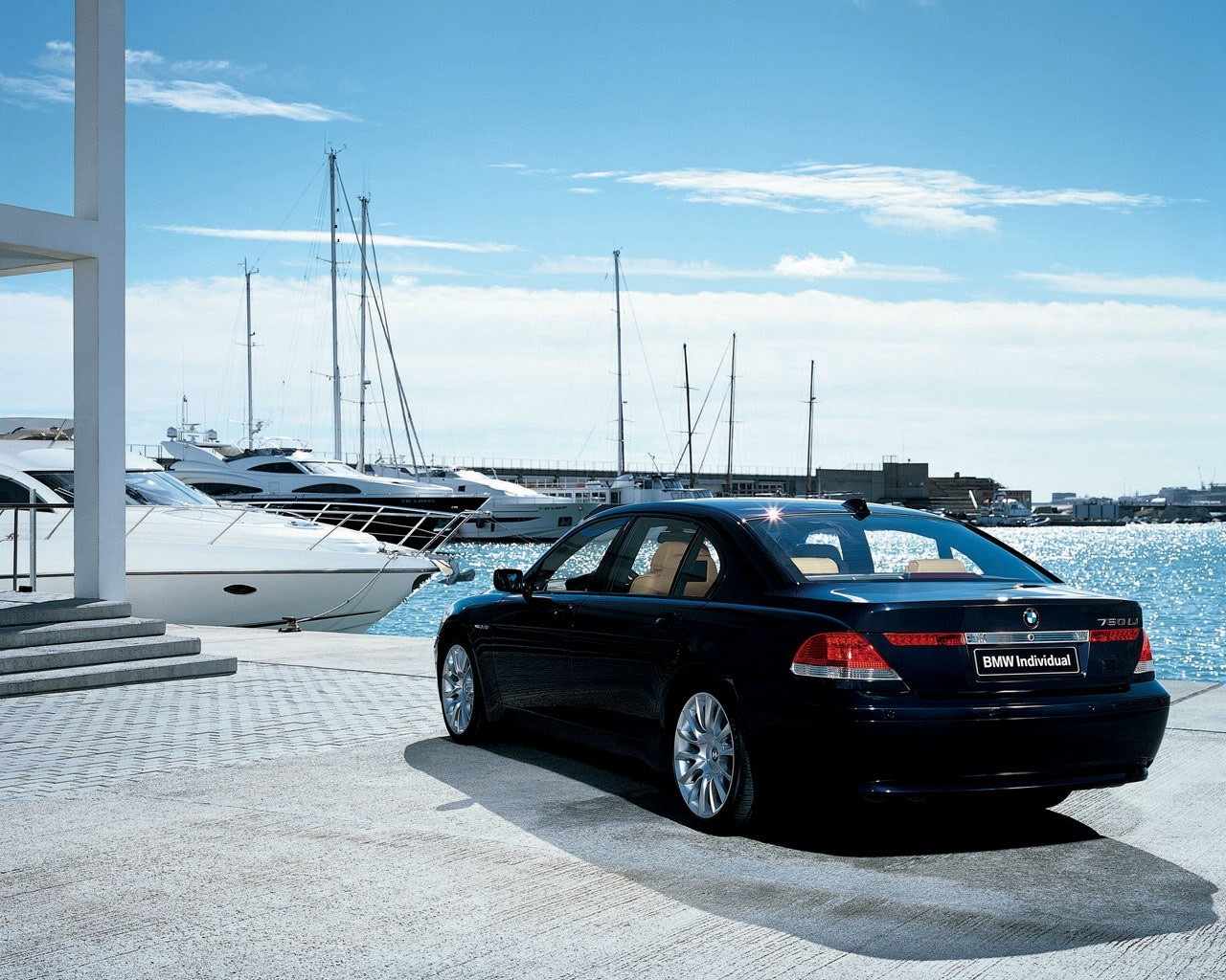 bmw yachten himmel