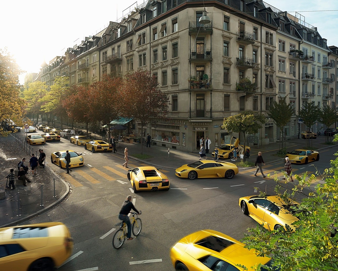 clones lamborghini jaune