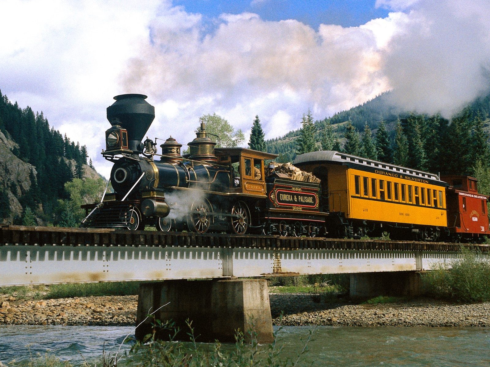 locomotiva a vapore colorado fiume