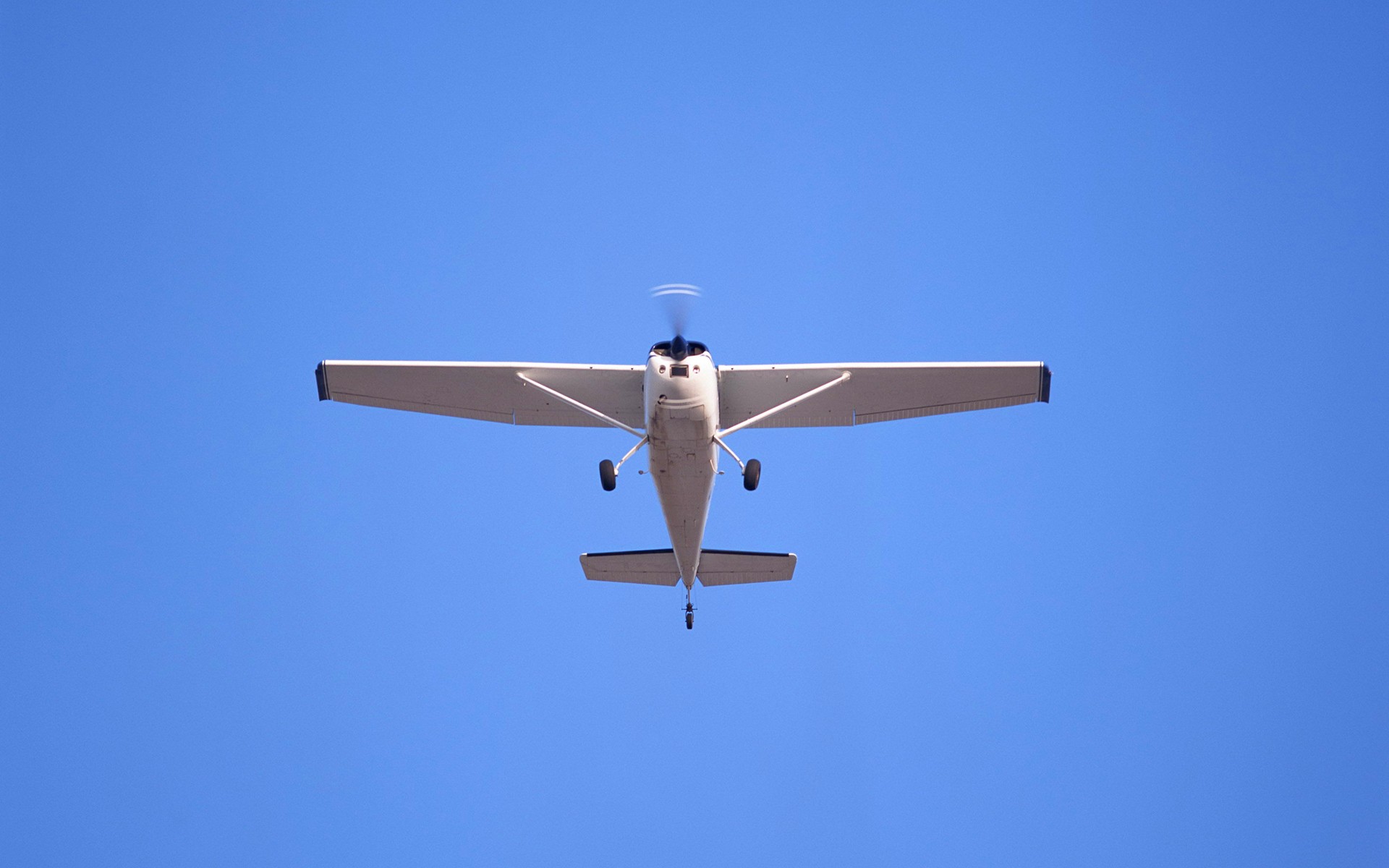 himmel schraube klein passagier flugzeug