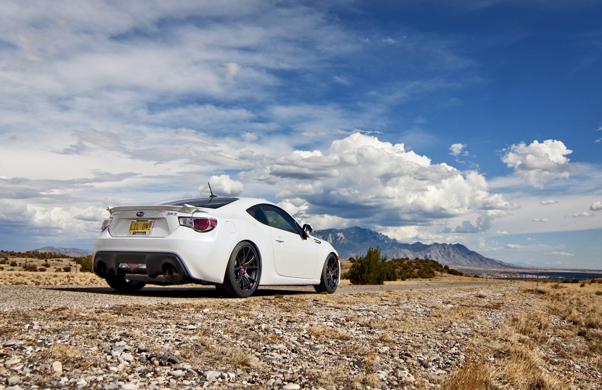 ubaru brz blanc subaru blanc ciel nuages nature