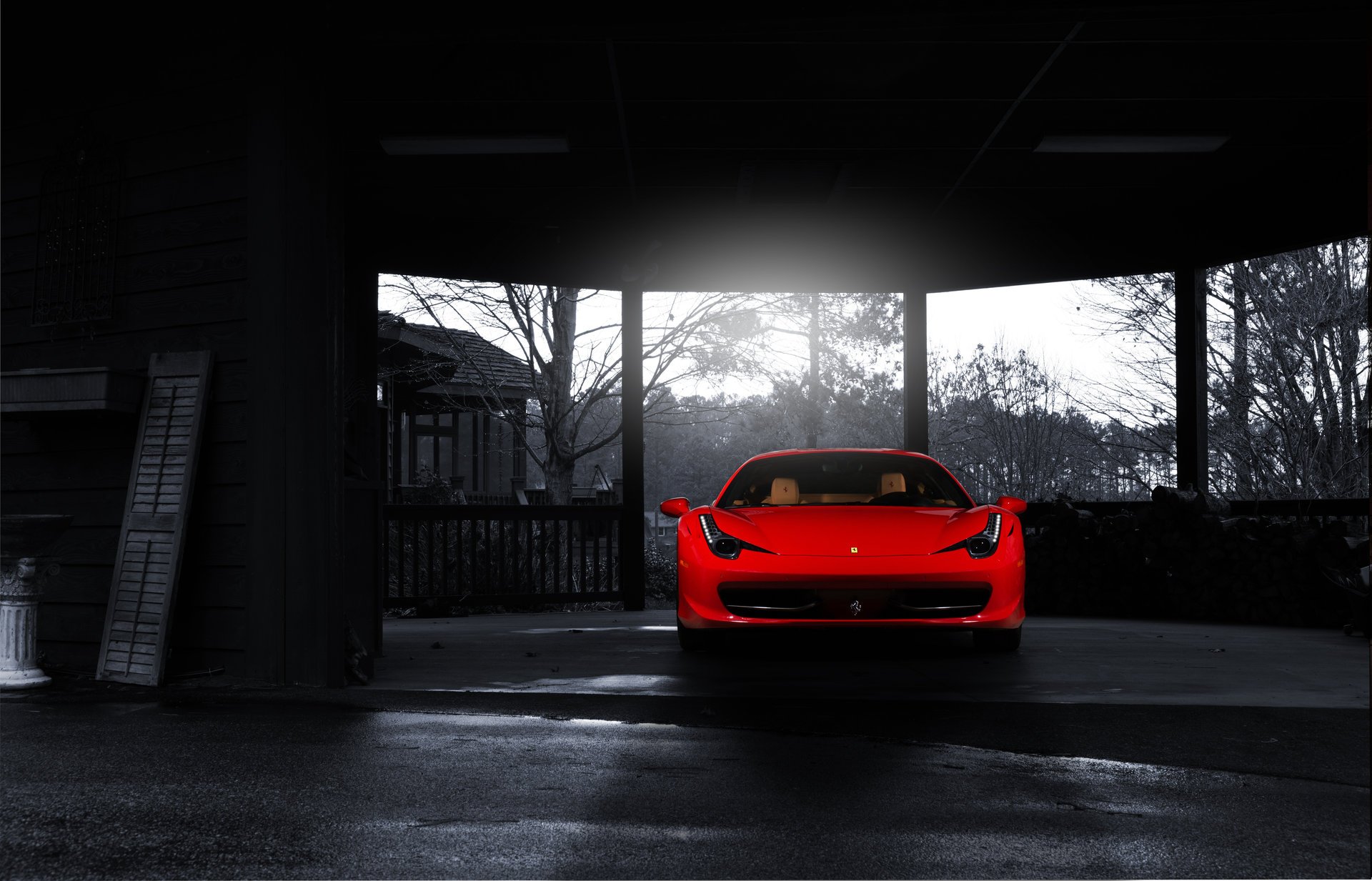 ferrari 458 italia red front