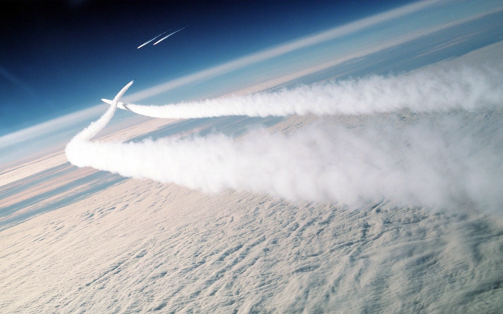 niebo dwa radzieckie mig-29 kolumbia brytyjska