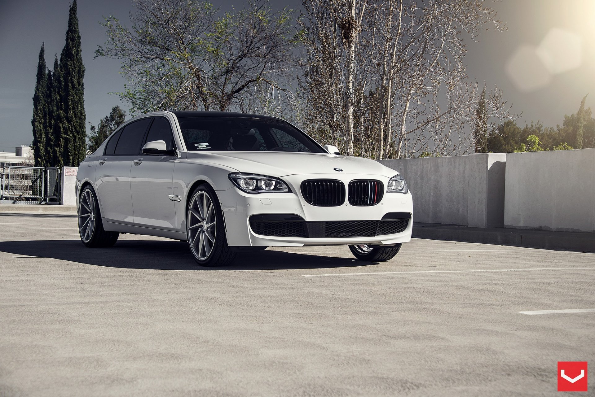 bmw serie 7 ruedas cvt bmw vossen blanco