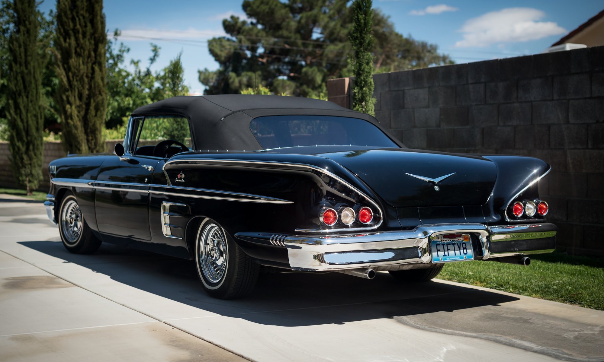 chevrolet chevrolet 1958 impala clásico retro