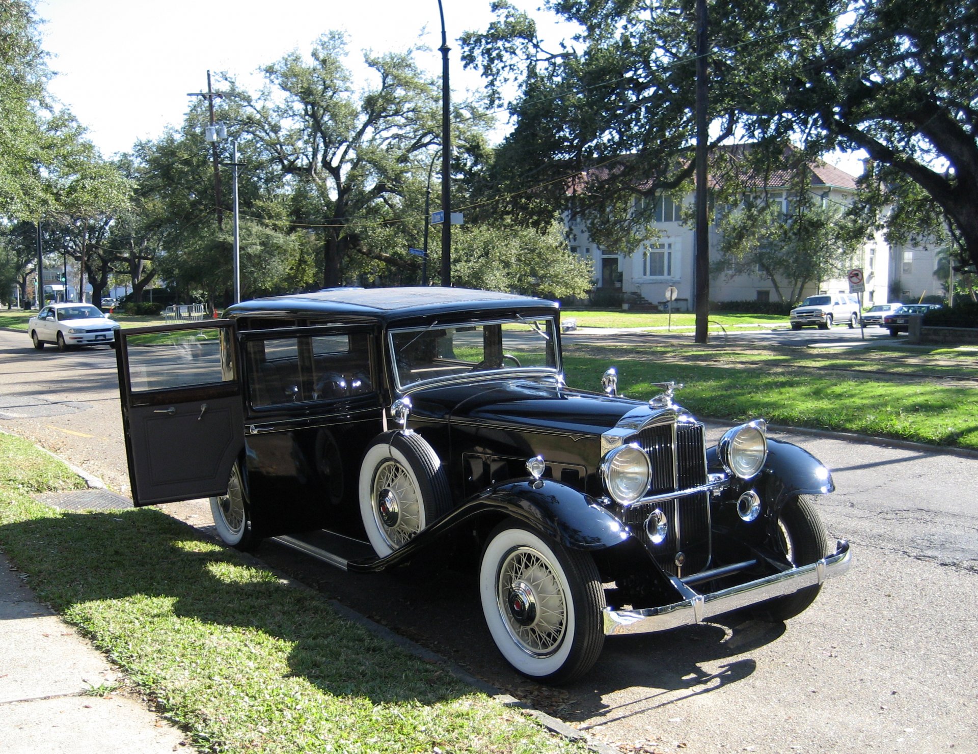 rétro noir métallique 1932 1 packard voiture photo