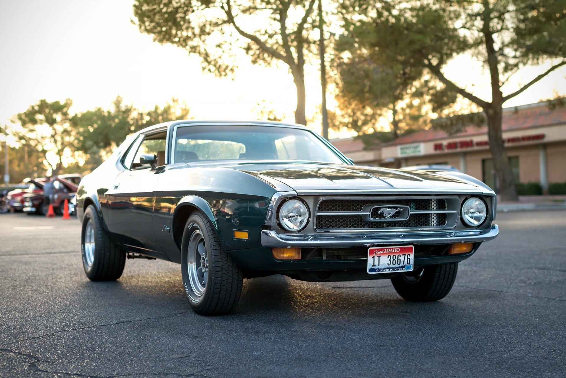 ford mustang front classic retro