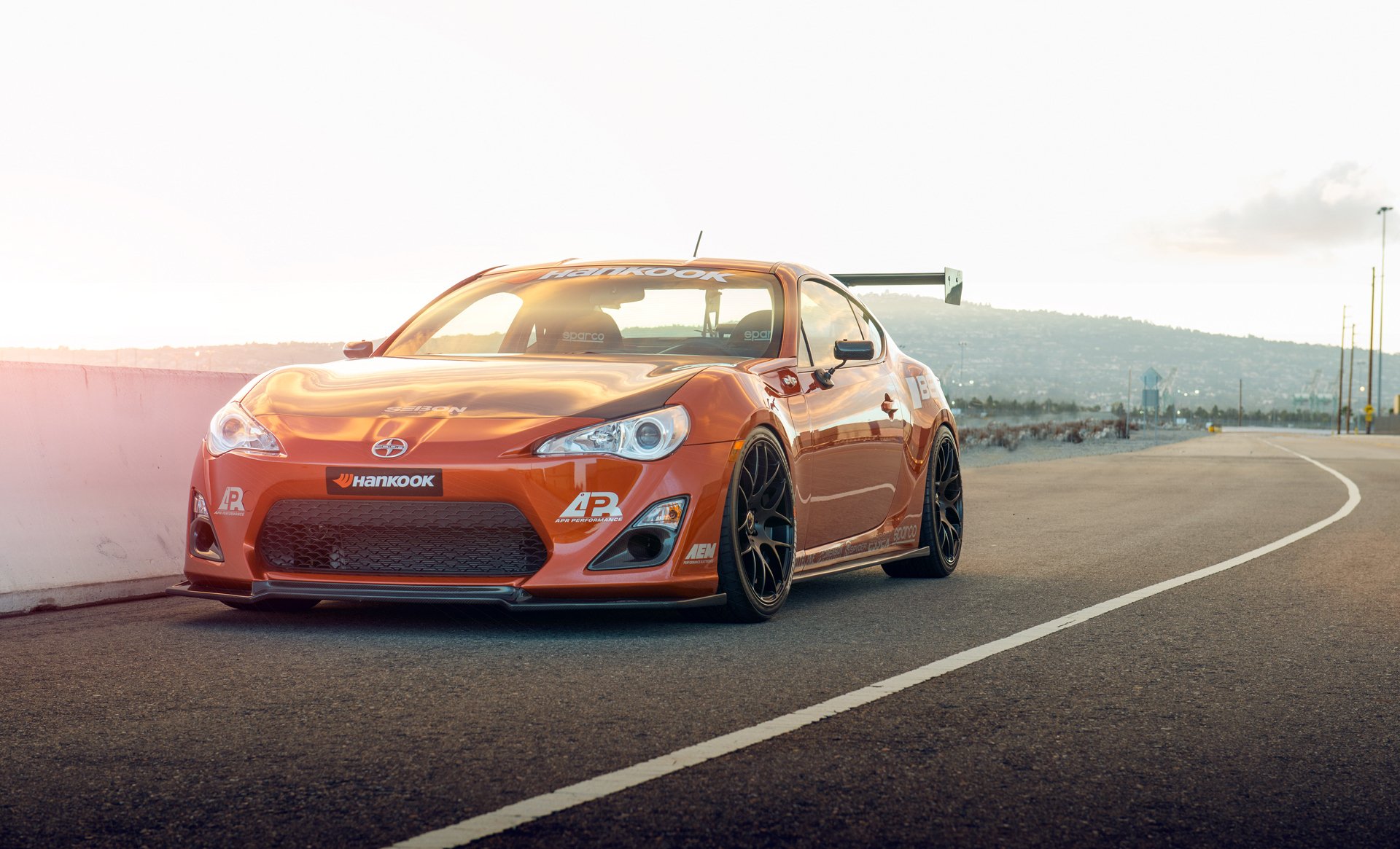 toyota scion fr-s pomarańczowy tuning przód scion fr-s