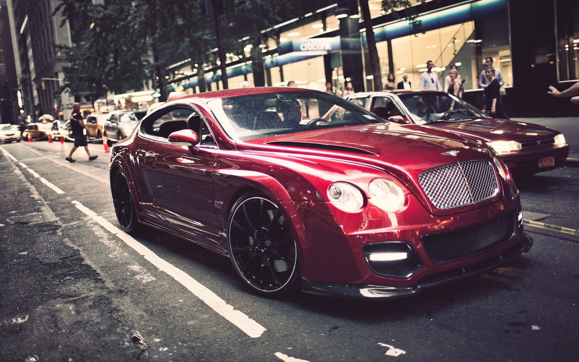 bentley continental city street bentley continental