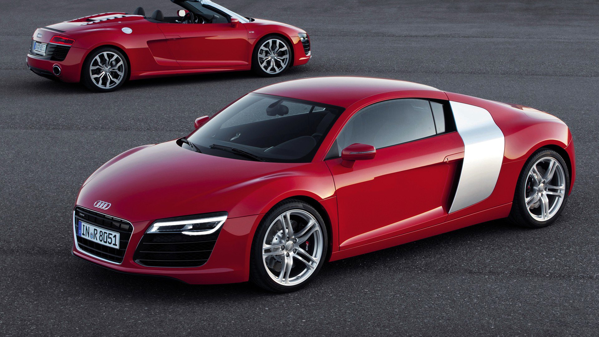 audi r8 coupe droga kabriolet