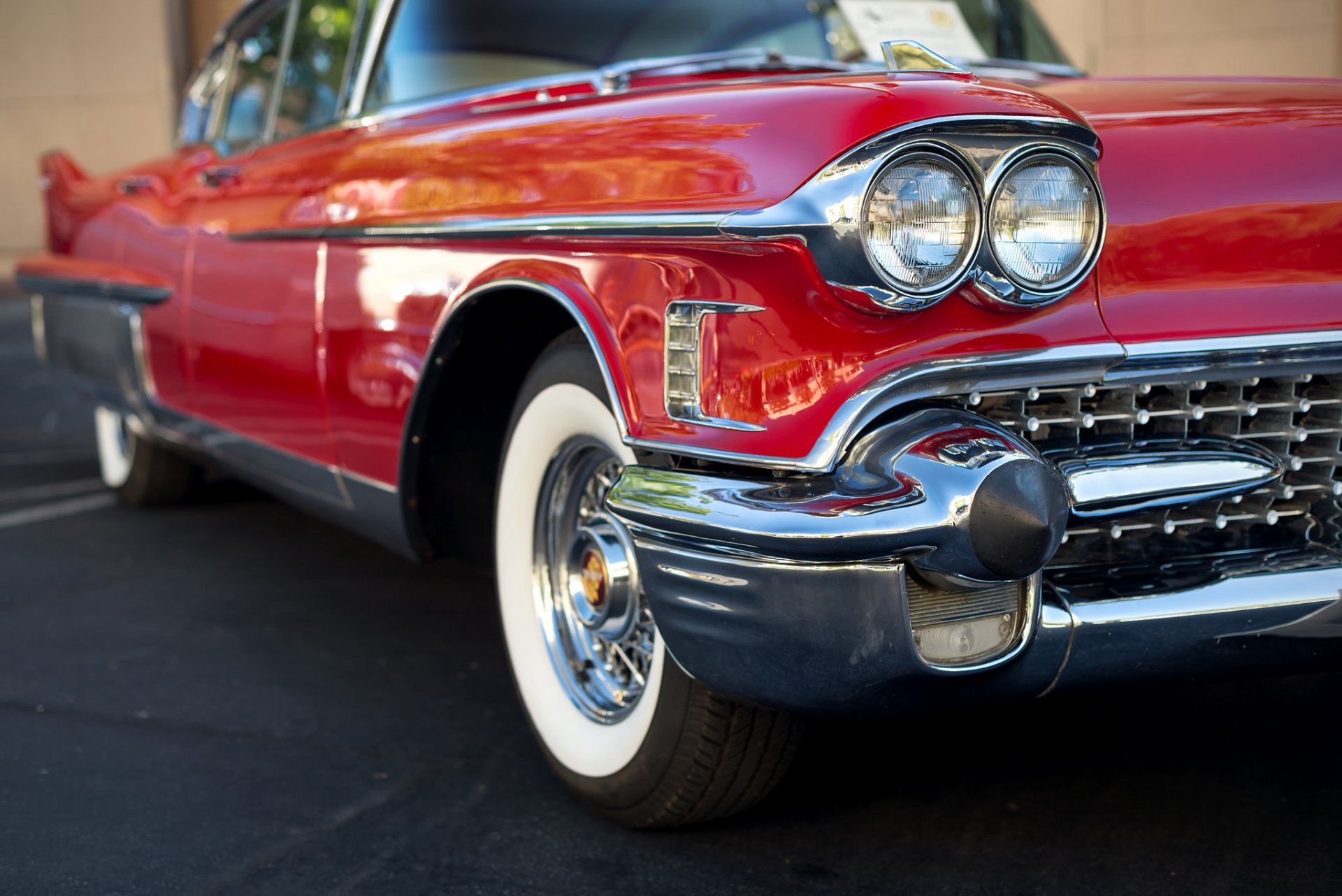 1958 cadillac fleetwood 60 special rosso auto macchina