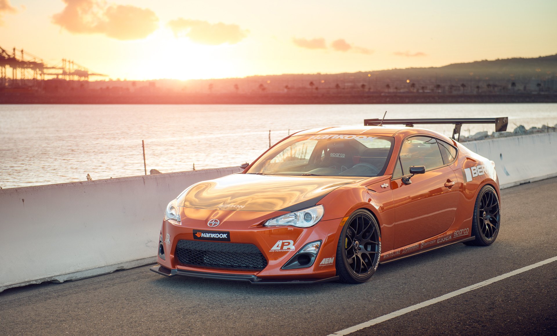 toyota scion fr-s naranja tuning delantero scion fr-s