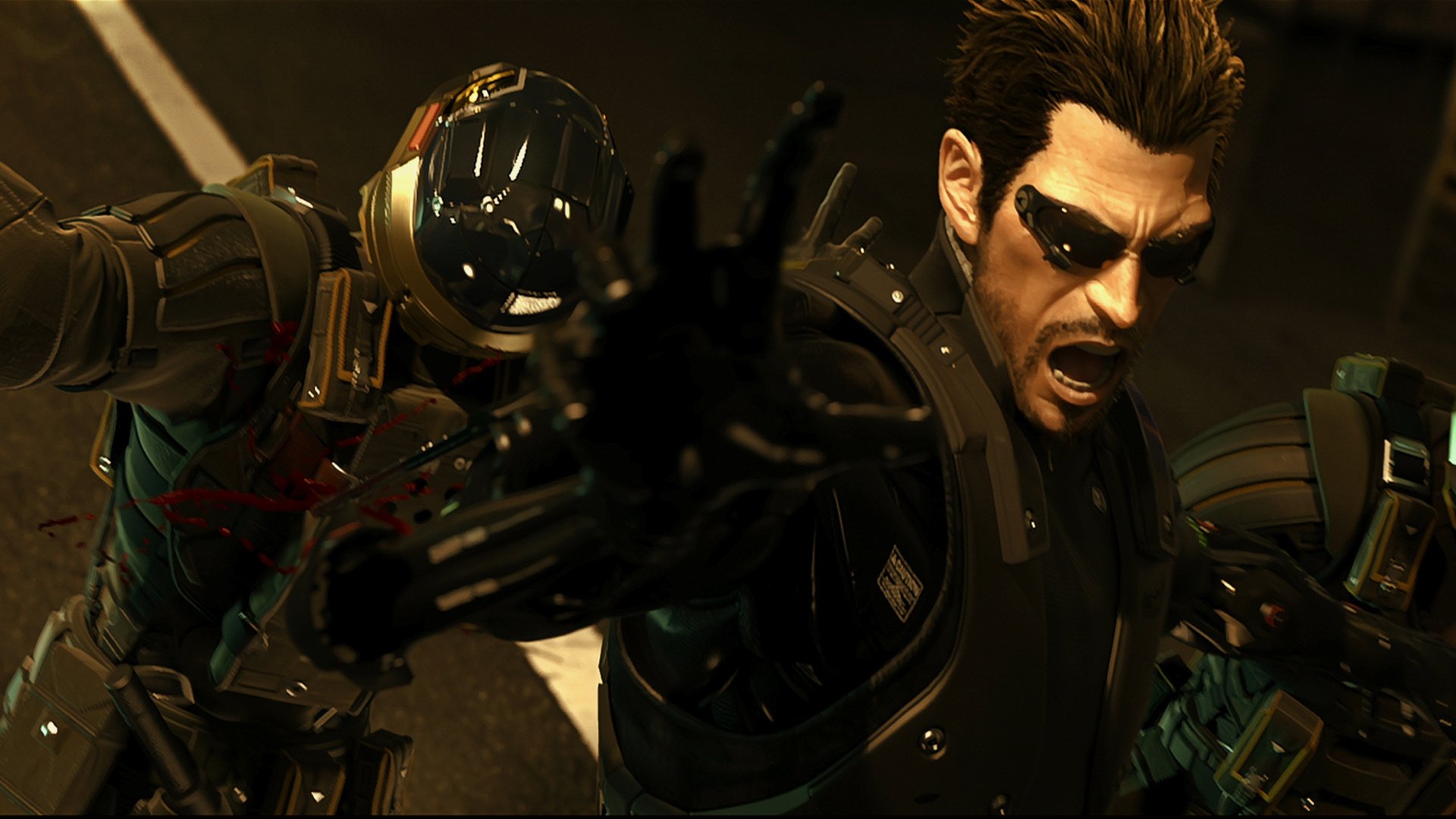 handsome man deus ex human revolution drawings anime men