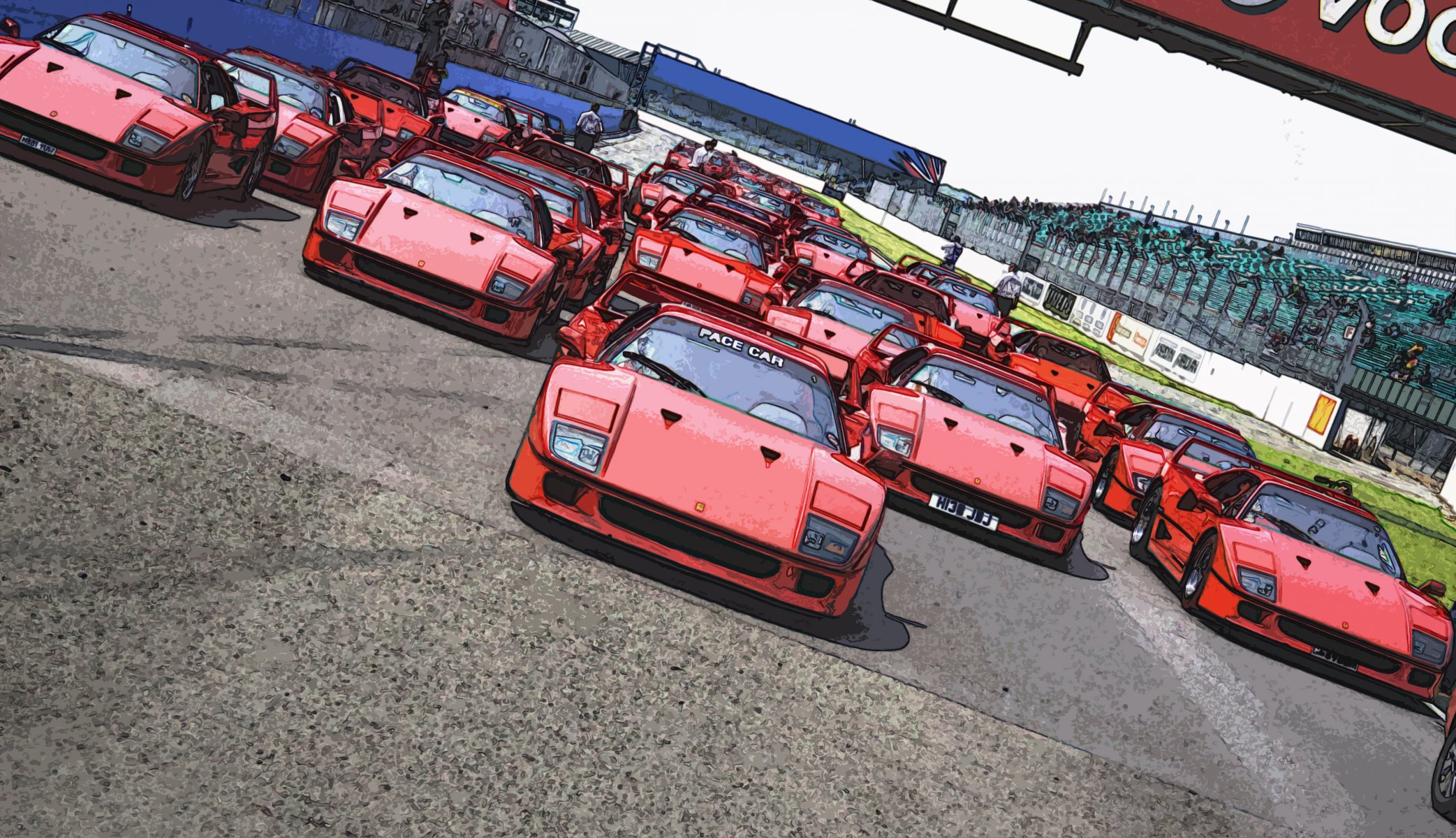 ferrari f40 f 40 machine vehicles red picture many start